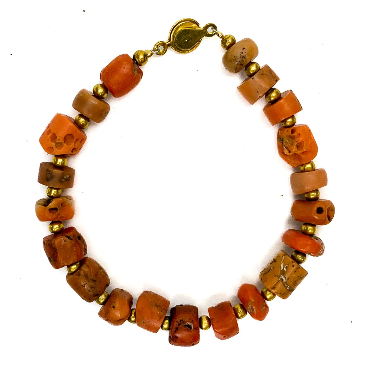 Coral Bracelet, 8 -9mm