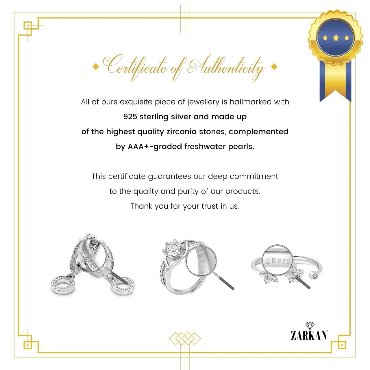 Zarkan The Enlightening Eye Silver Toe Rings